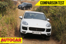 New Porsche Cayenne vs Range Rover Sport video comparison